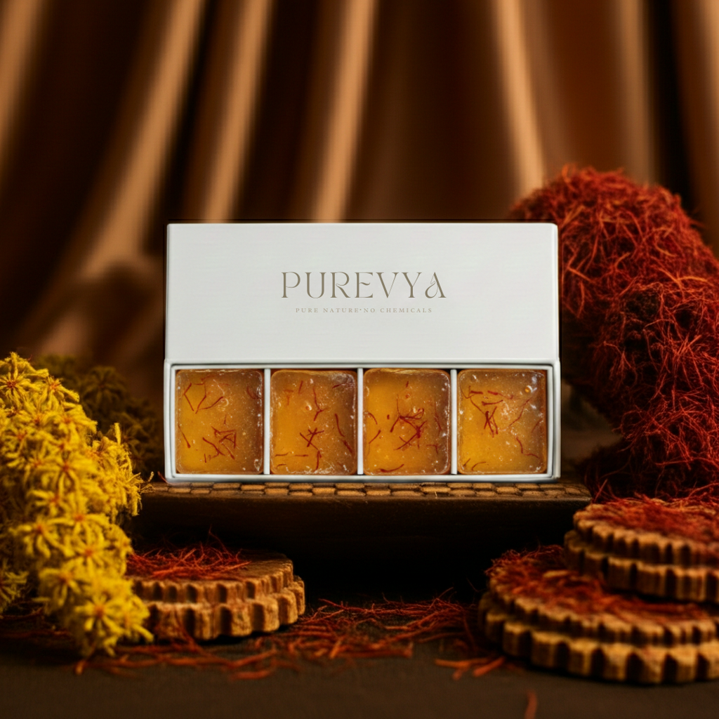 Honey Saffron Soap combo (125gm)