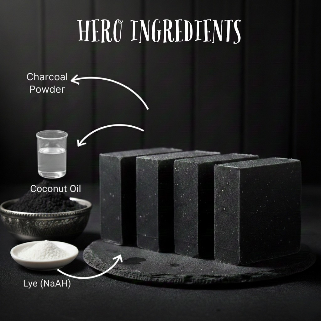 Charcoal soap combo (125gm)